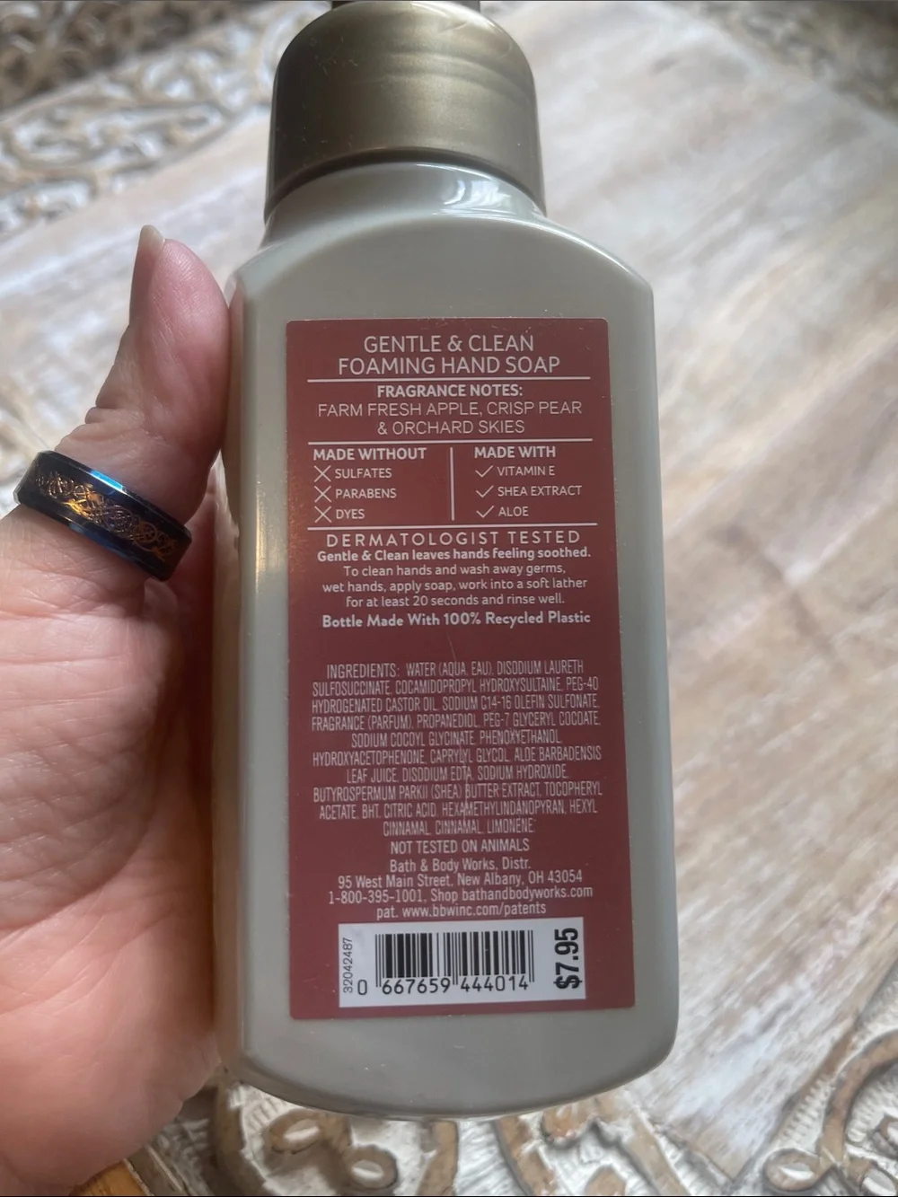 Bath & Body Works Sweet Apple Foaming Hand Soap - White & Pink